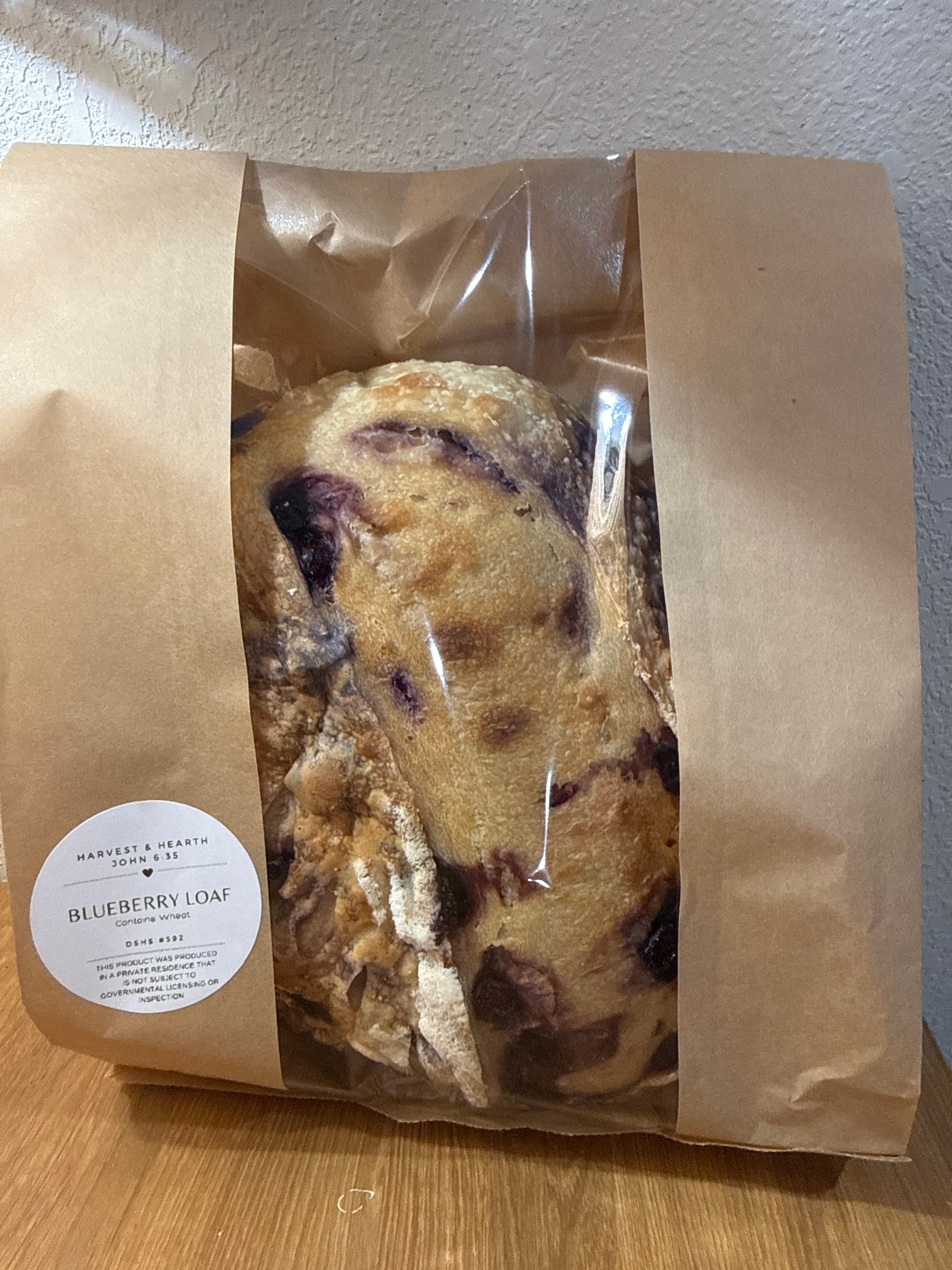 Blueberry Original Sourdough Loaf