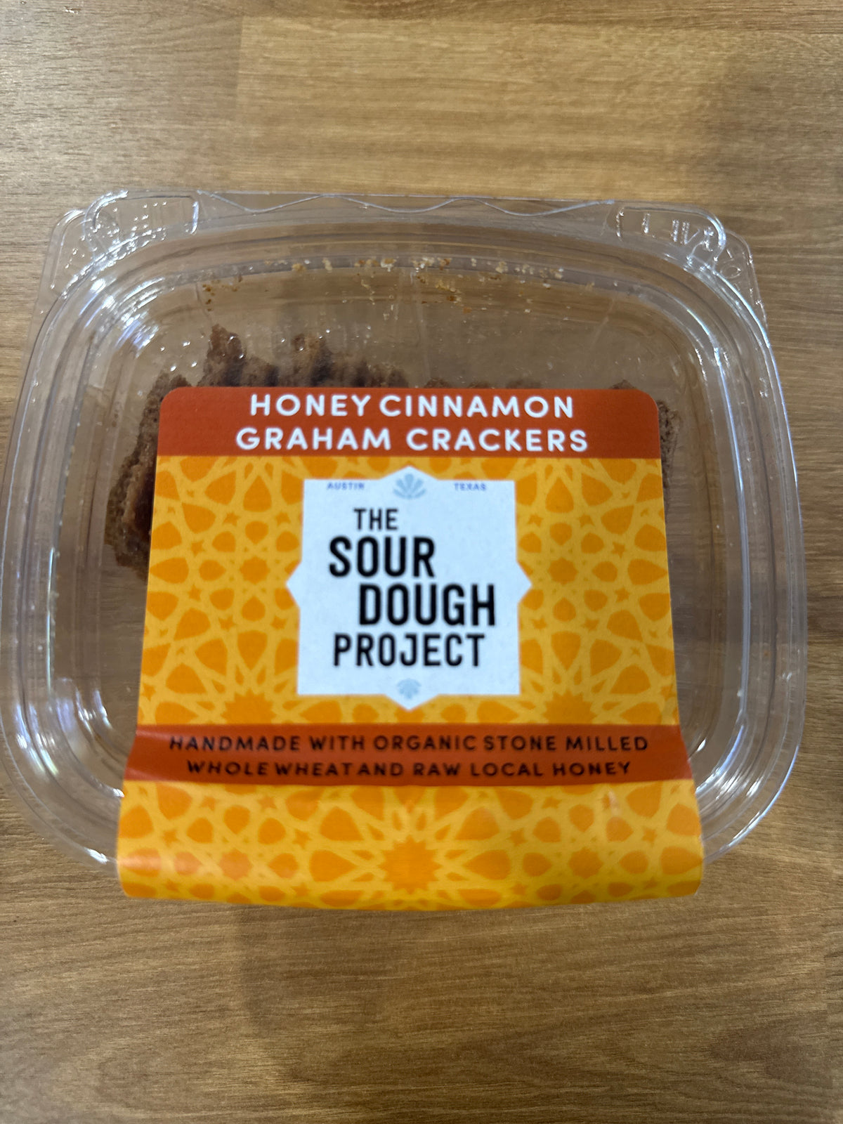 Sourdough honey cinnamon graham crackers