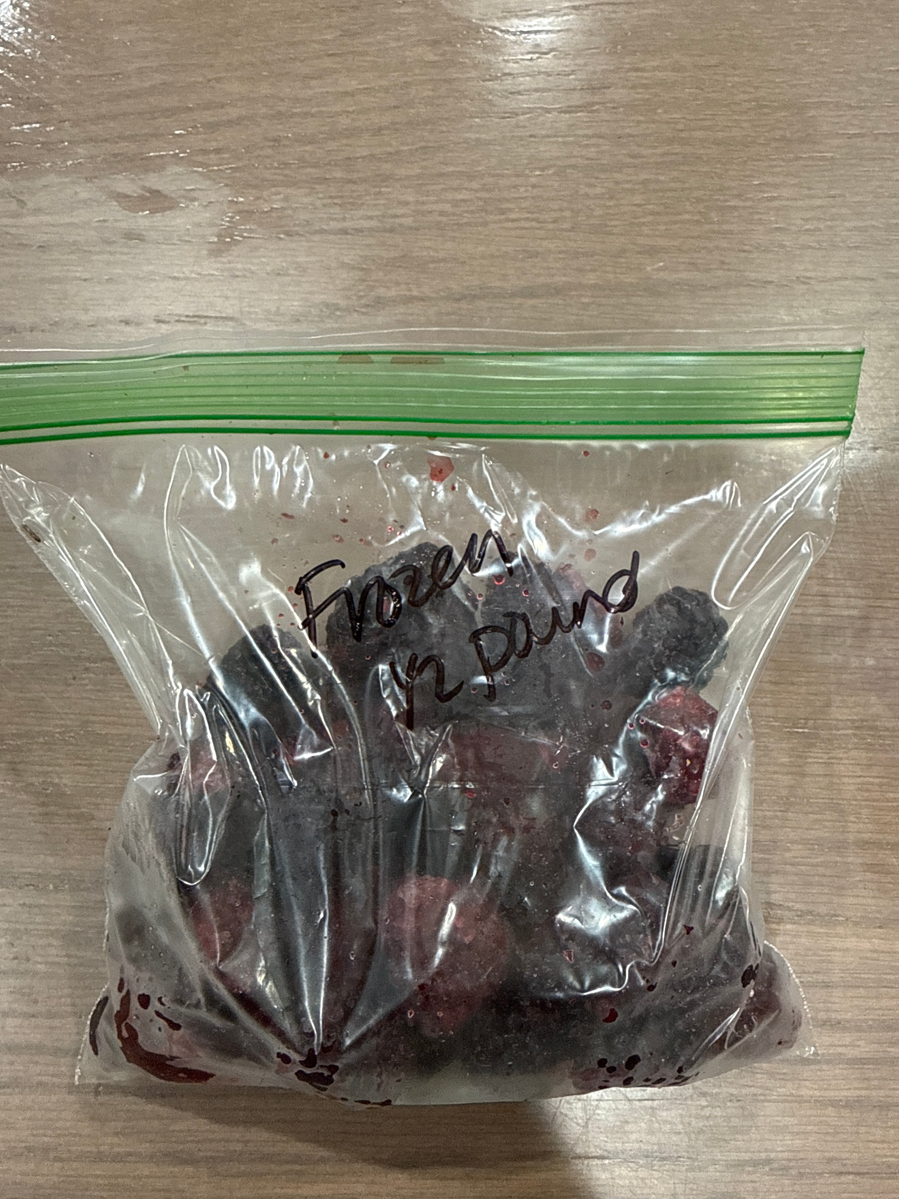 Blackberries frozen 1/2 pound