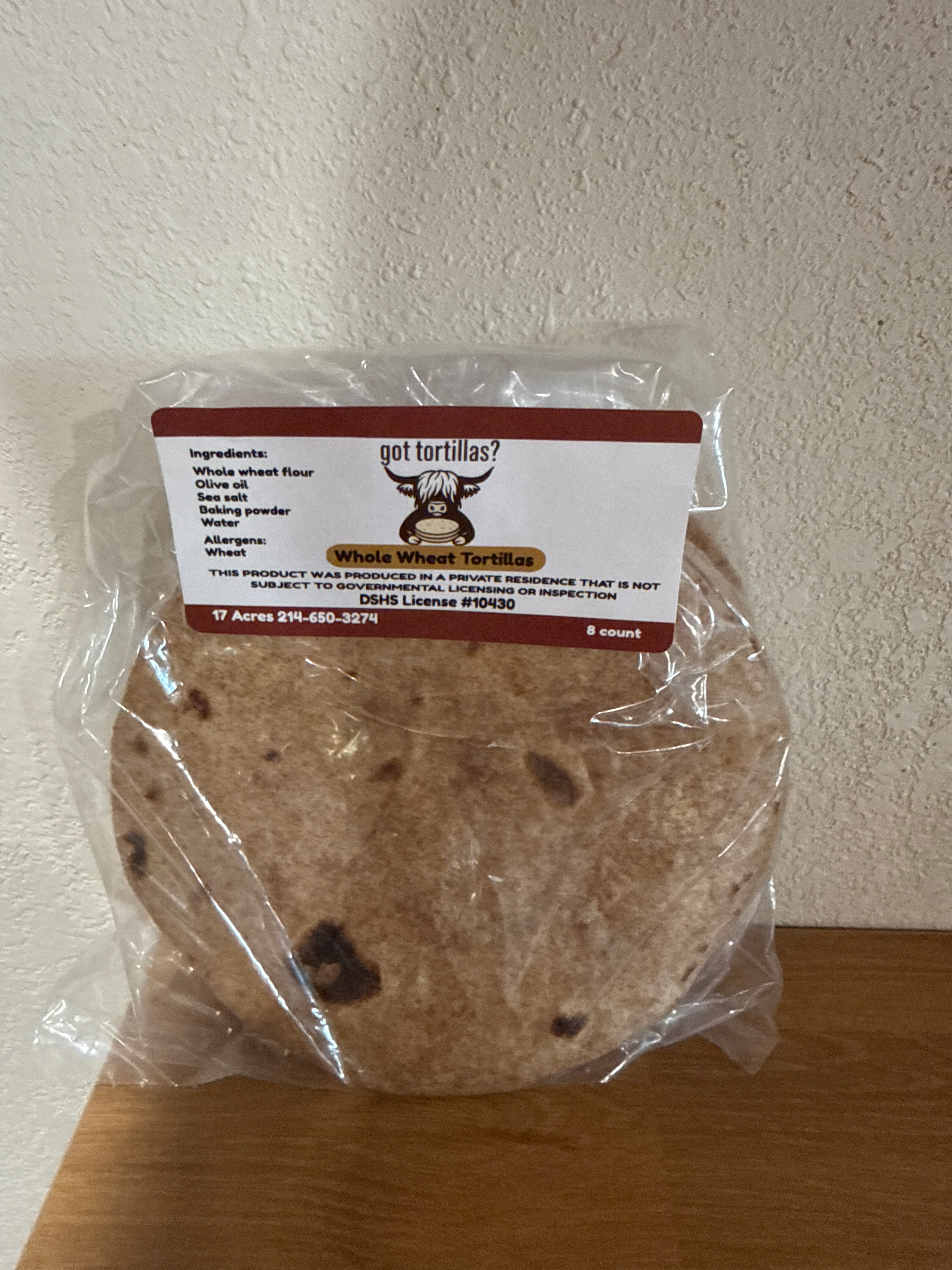 FMF tortillas- 8 count