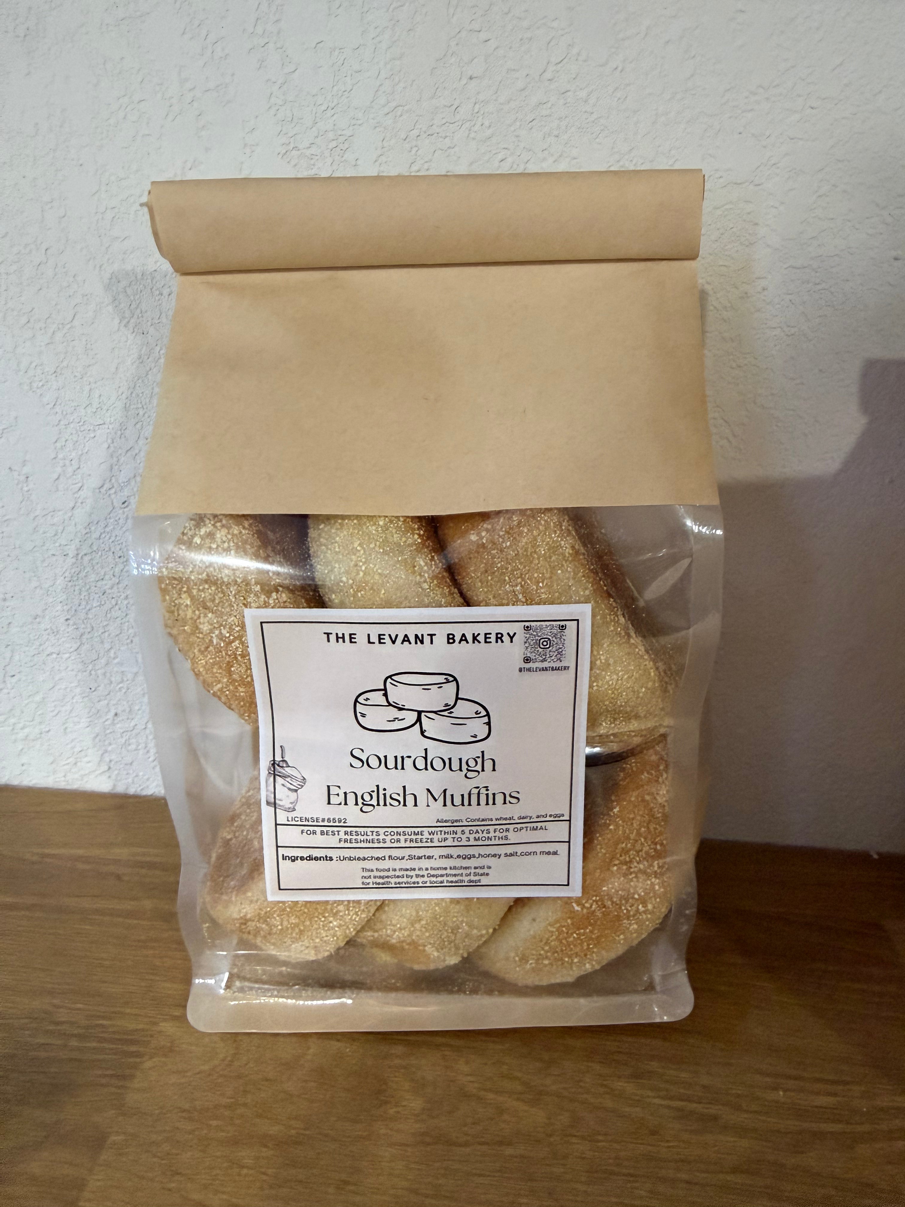 Preorder: Sourdough English muffins