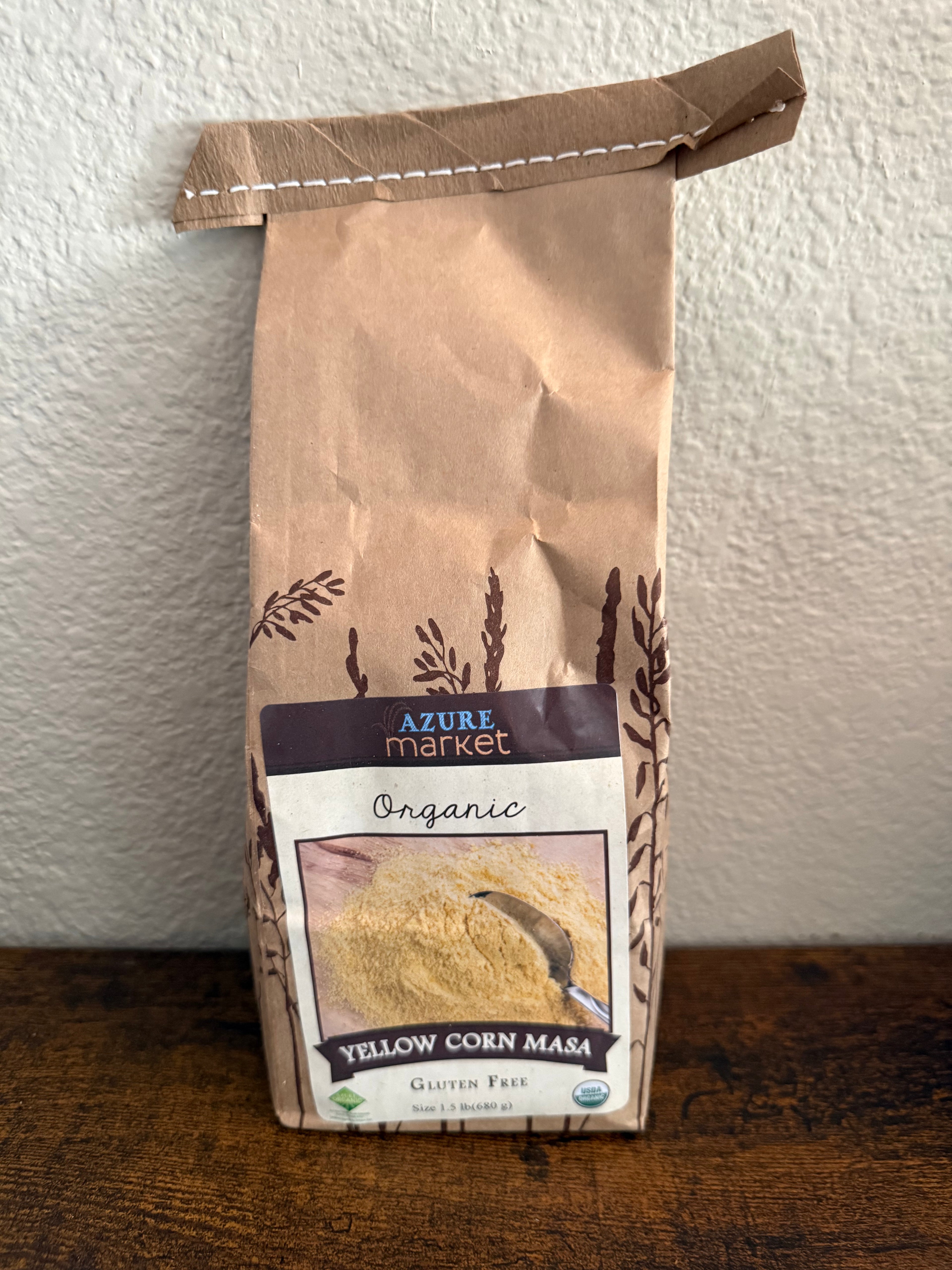 Organic non gmo corn masa