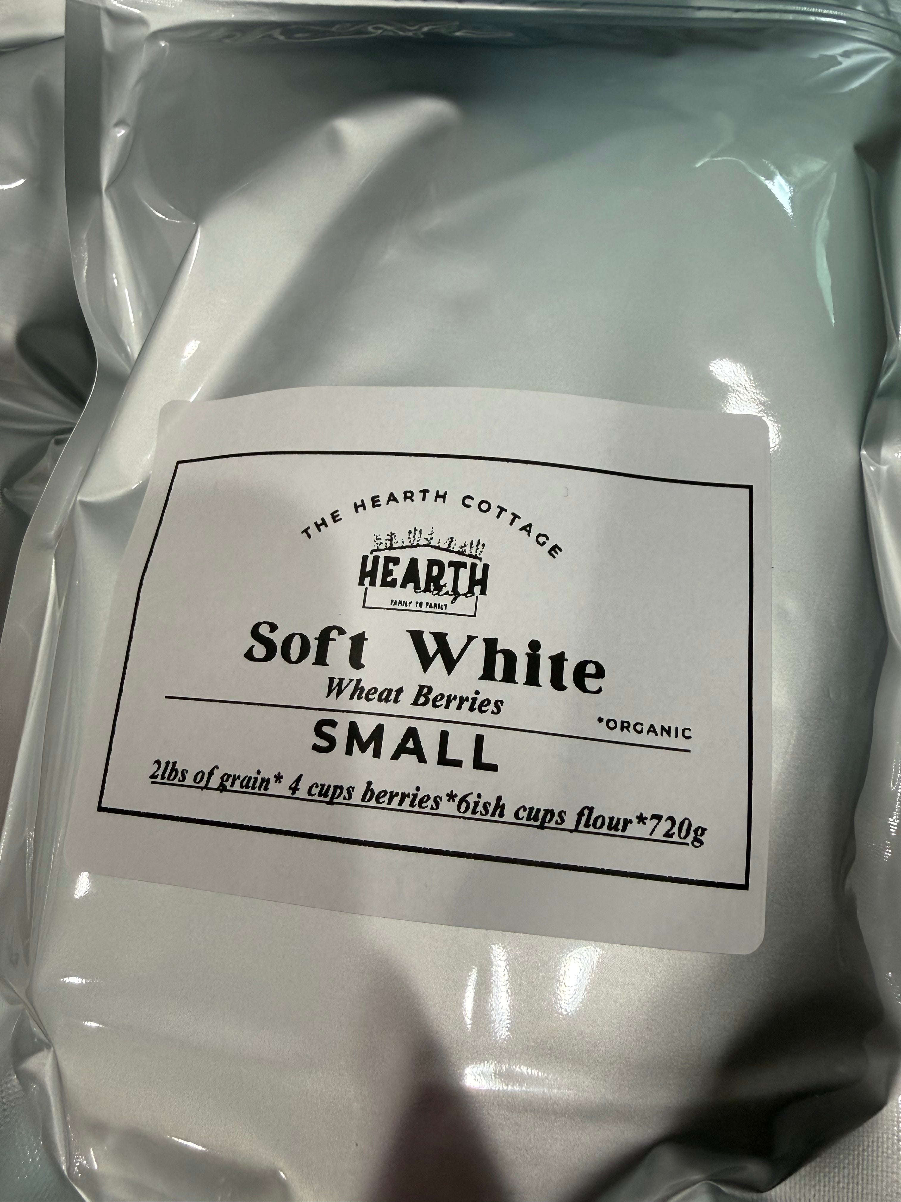 SMALL Soft White Grains