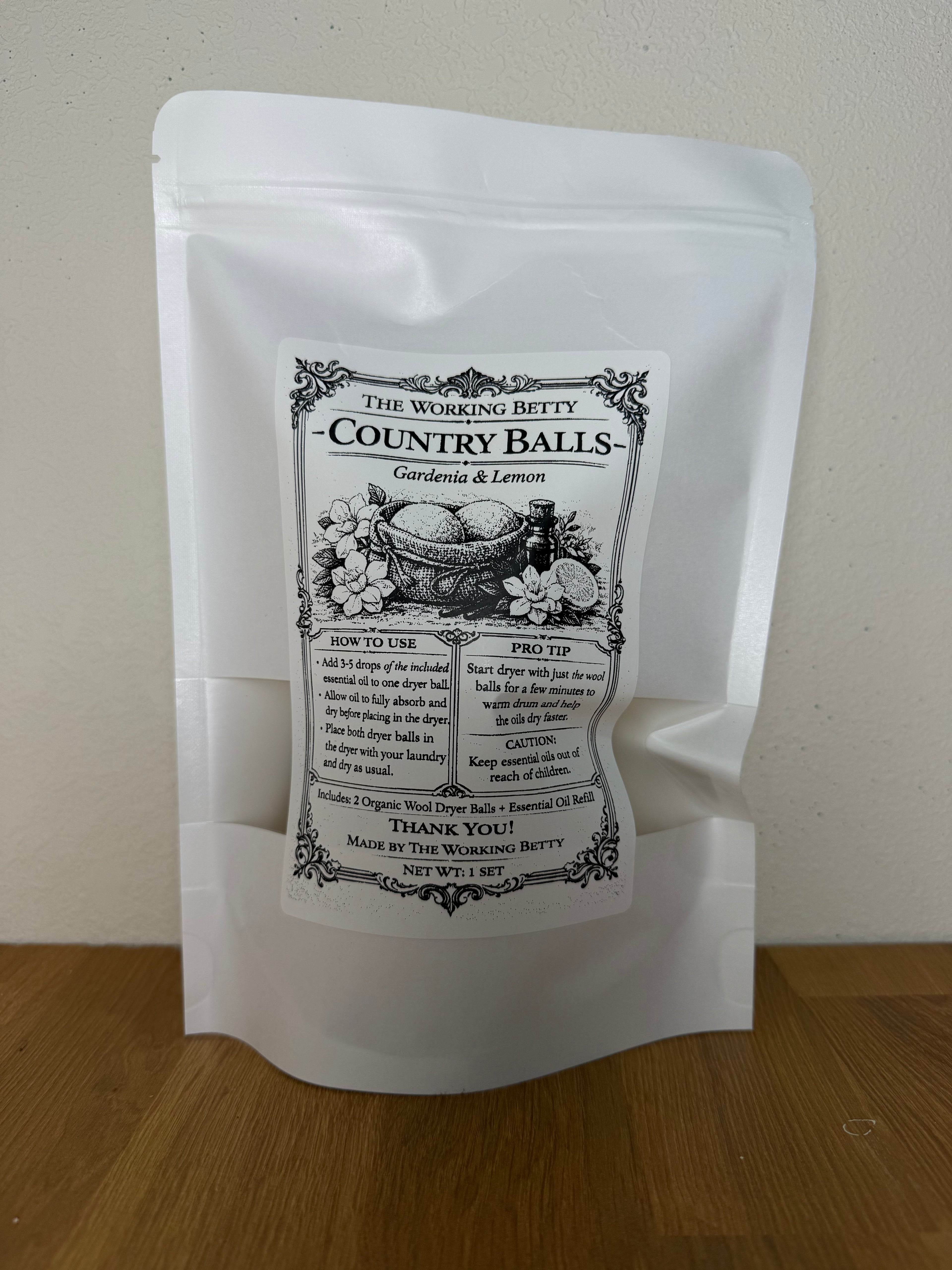 Organic Wool Dryer Ball Set