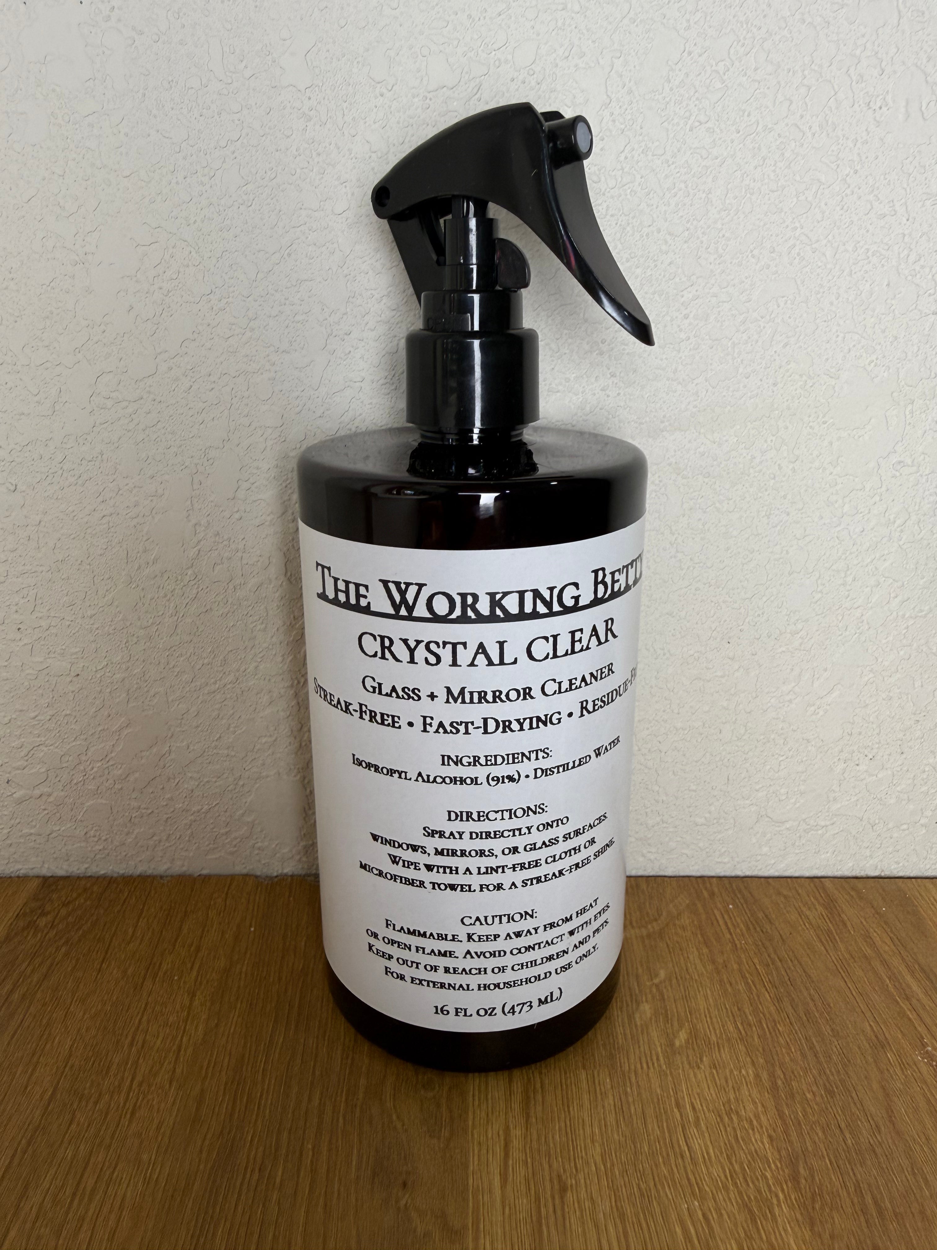 Crystal Clear Glass Cleaner 16 oz