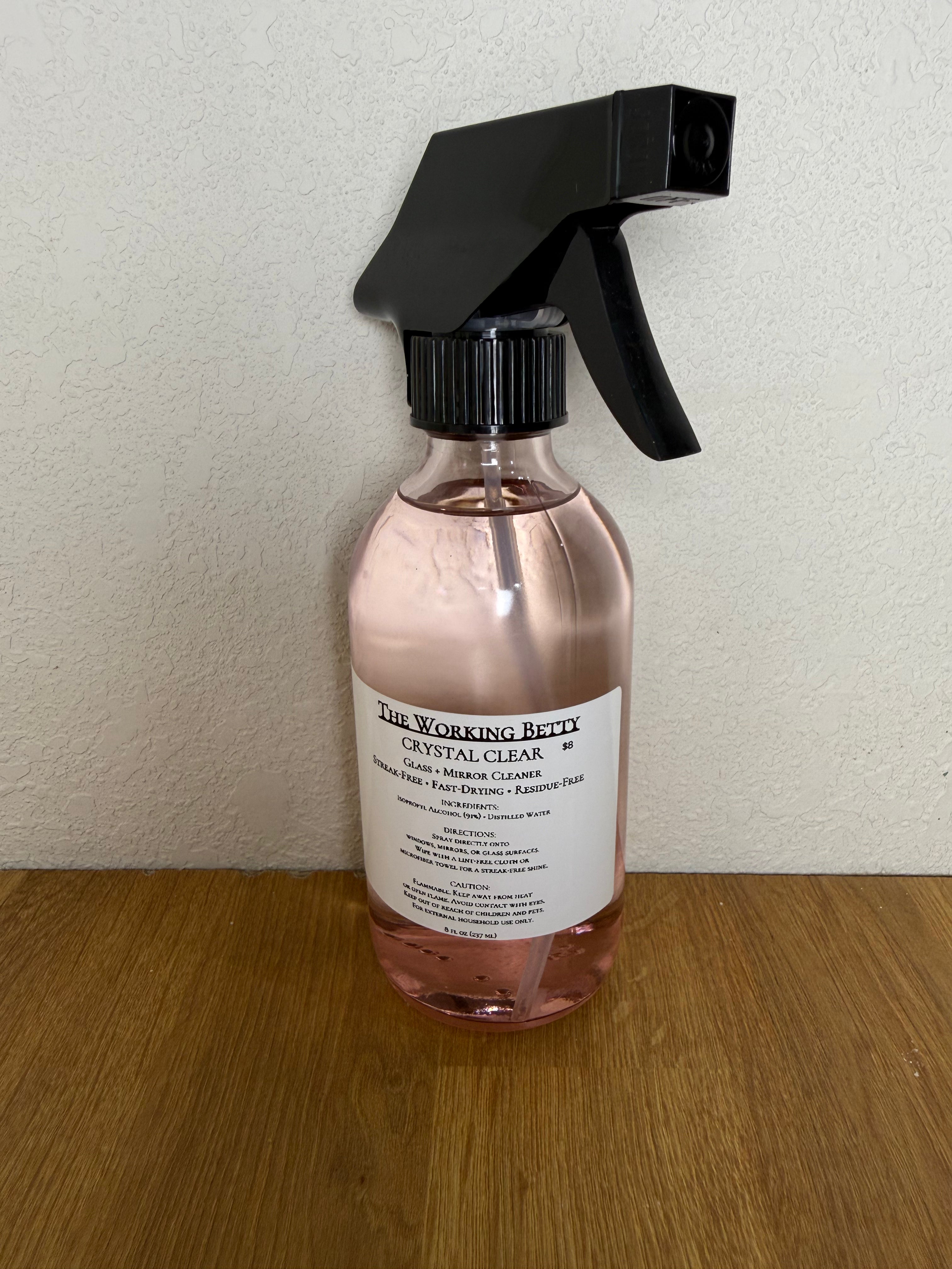 Crystal Clear Glass Cleaner 8oz