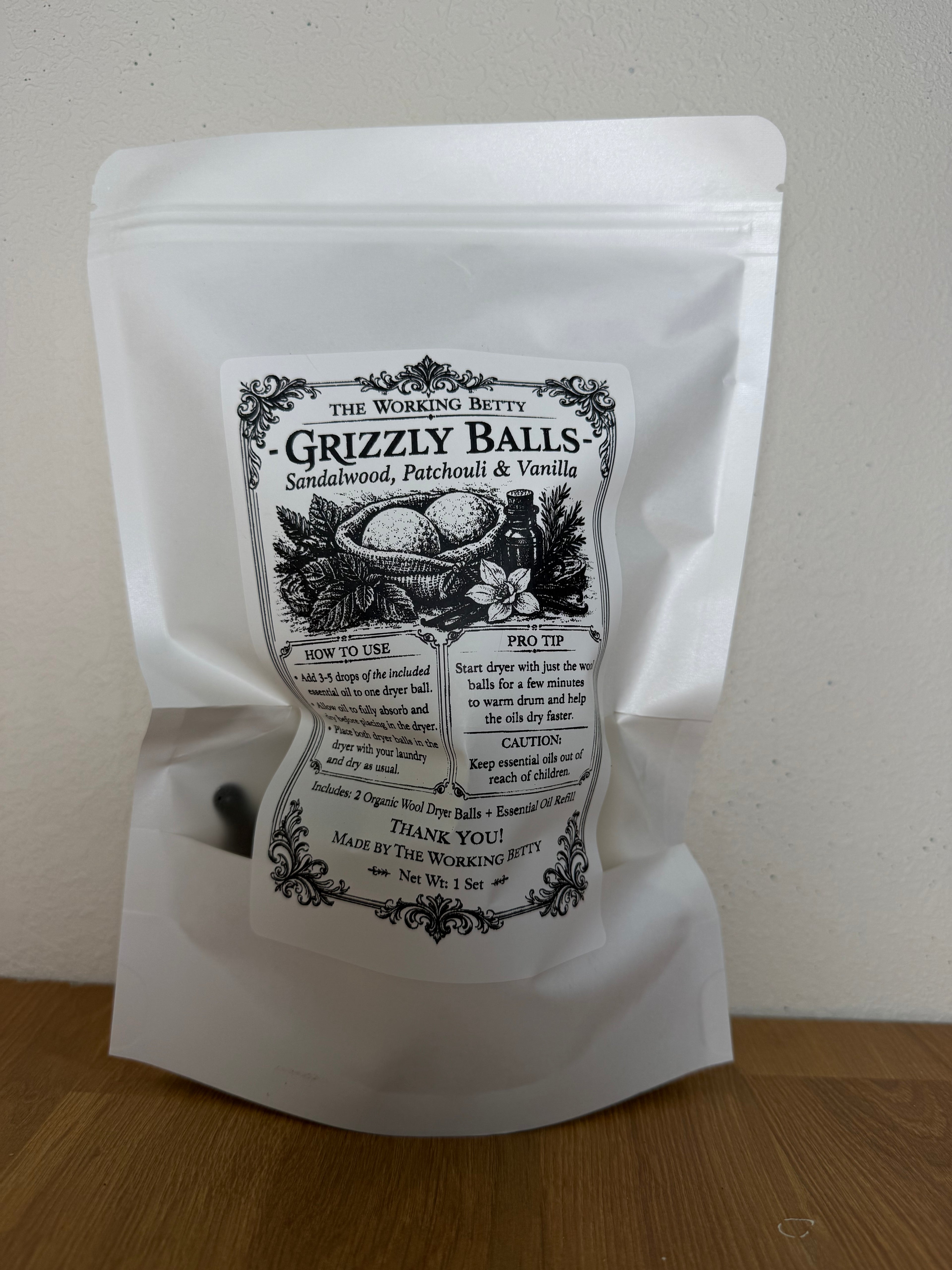 Organic Wool Dryer Ball Set