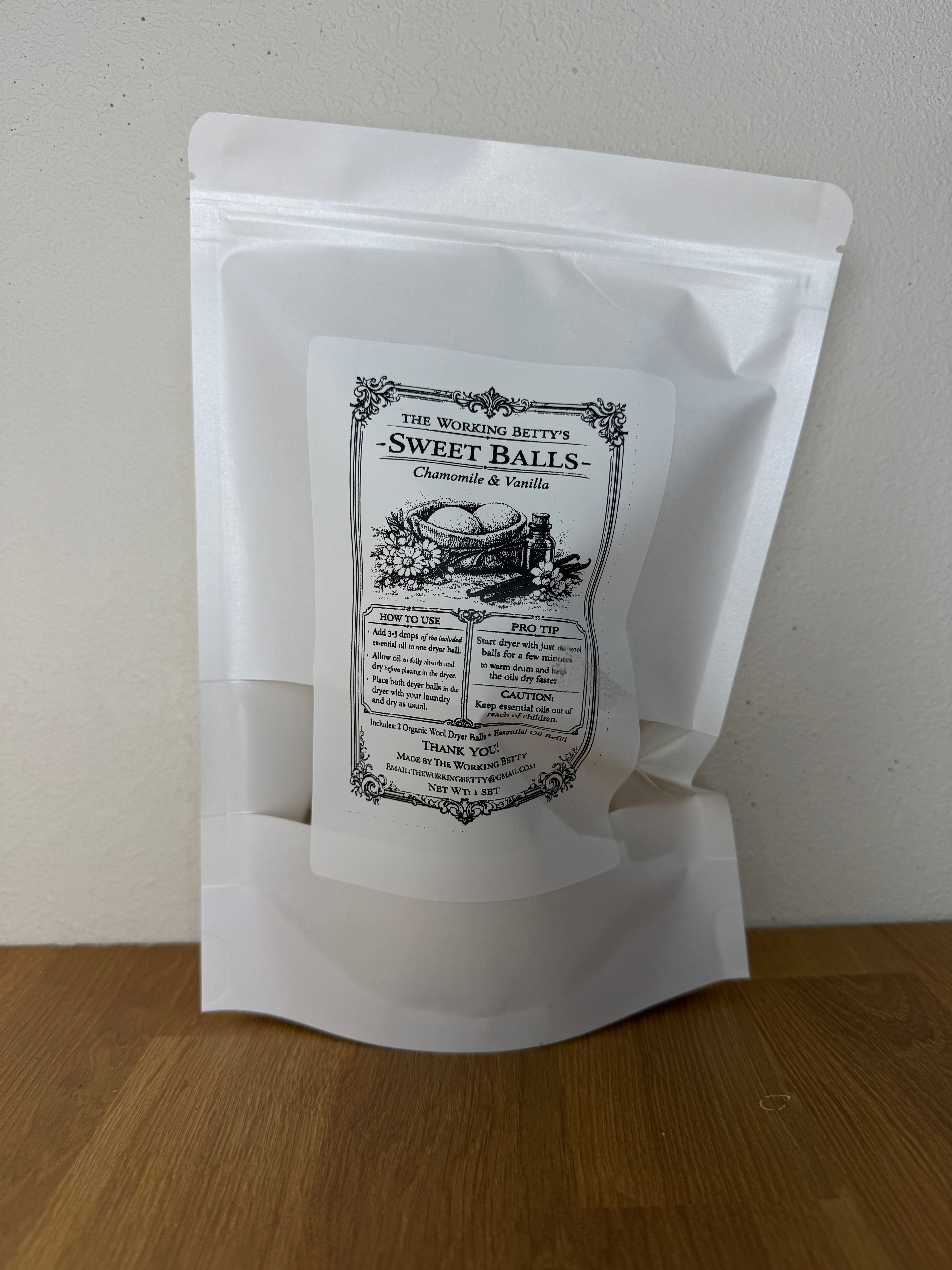 Organic Wool Dryer Ball Set